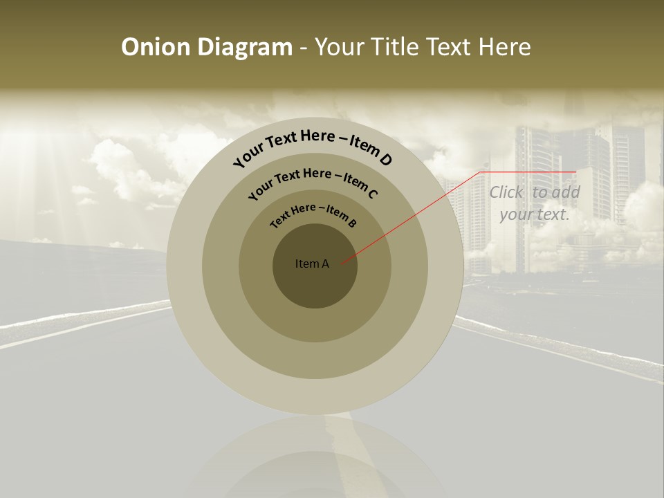 Moving Cloud Sun PowerPoint Template