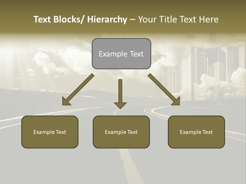 Moving Cloud Sun PowerPoint Template