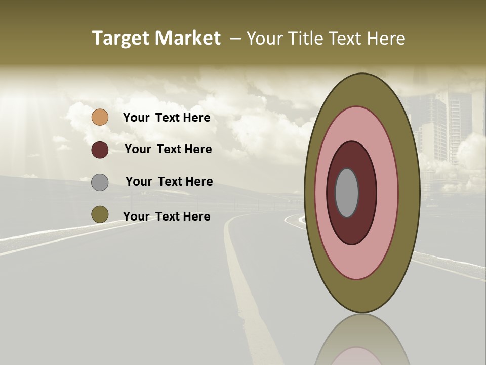 Moving Cloud Sun PowerPoint Template