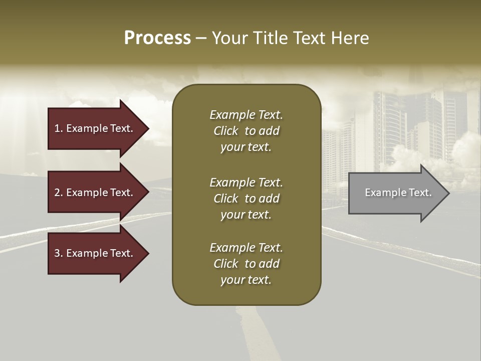 Moving Cloud Sun PowerPoint Template