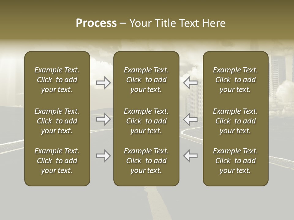 Moving Cloud Sun PowerPoint Template