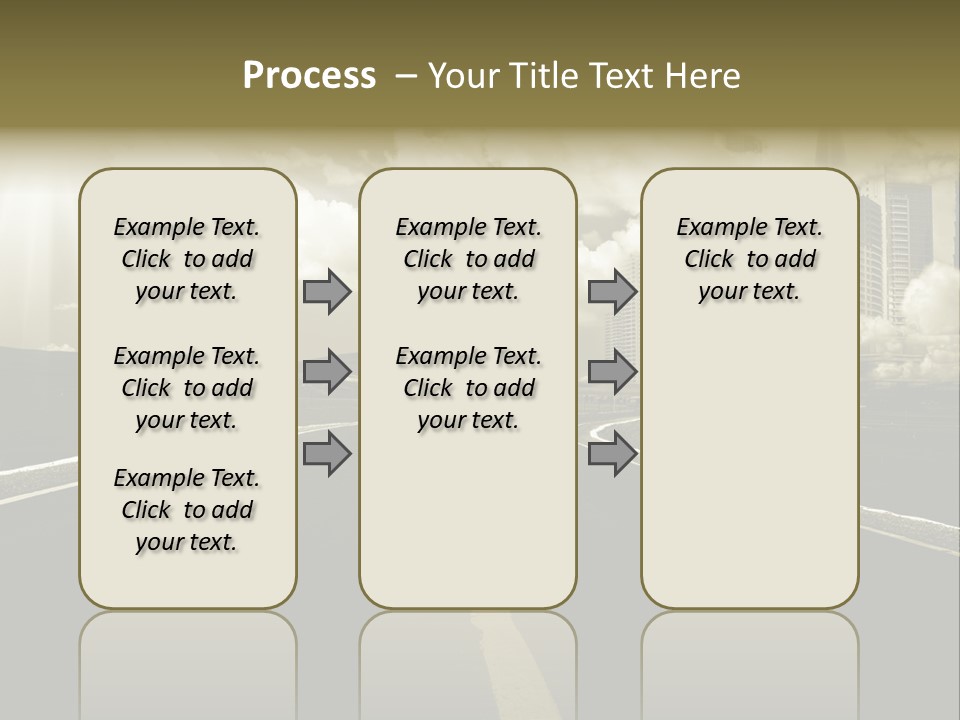 Moving Cloud Sun PowerPoint Template