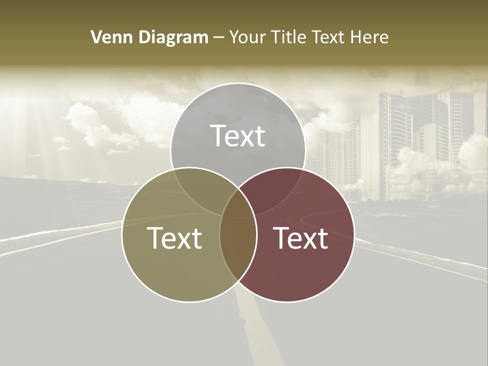 Moving Cloud Sun PowerPoint Template