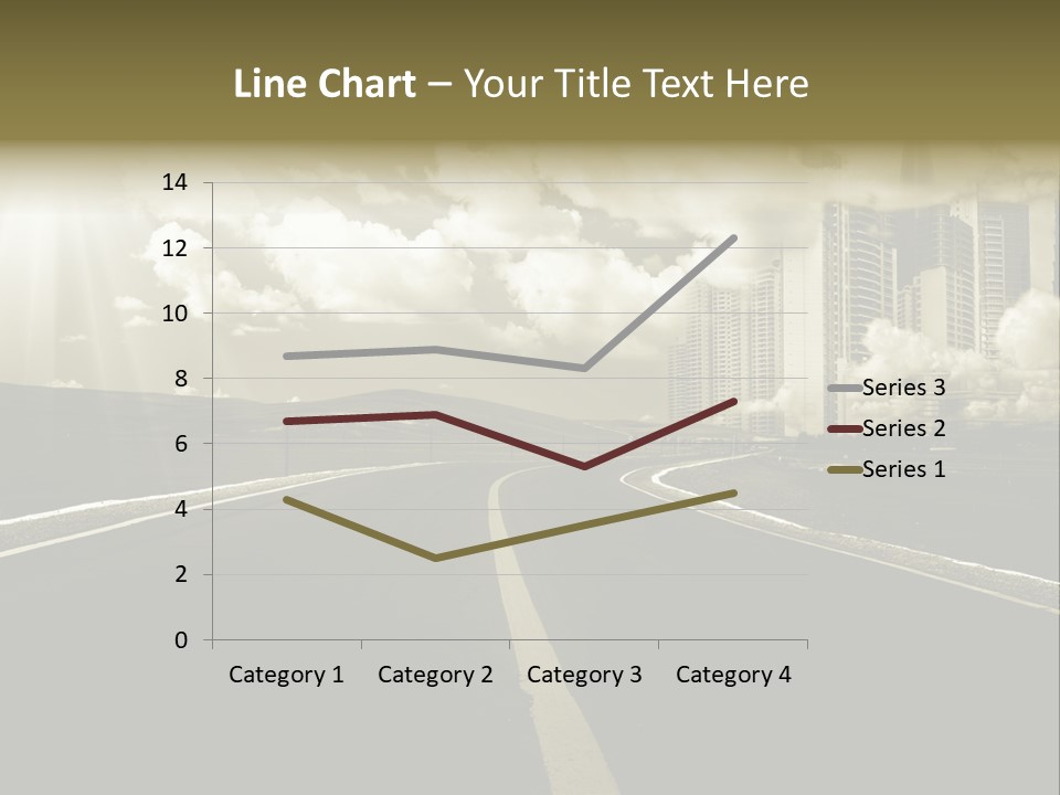 Moving Cloud Sun PowerPoint Template