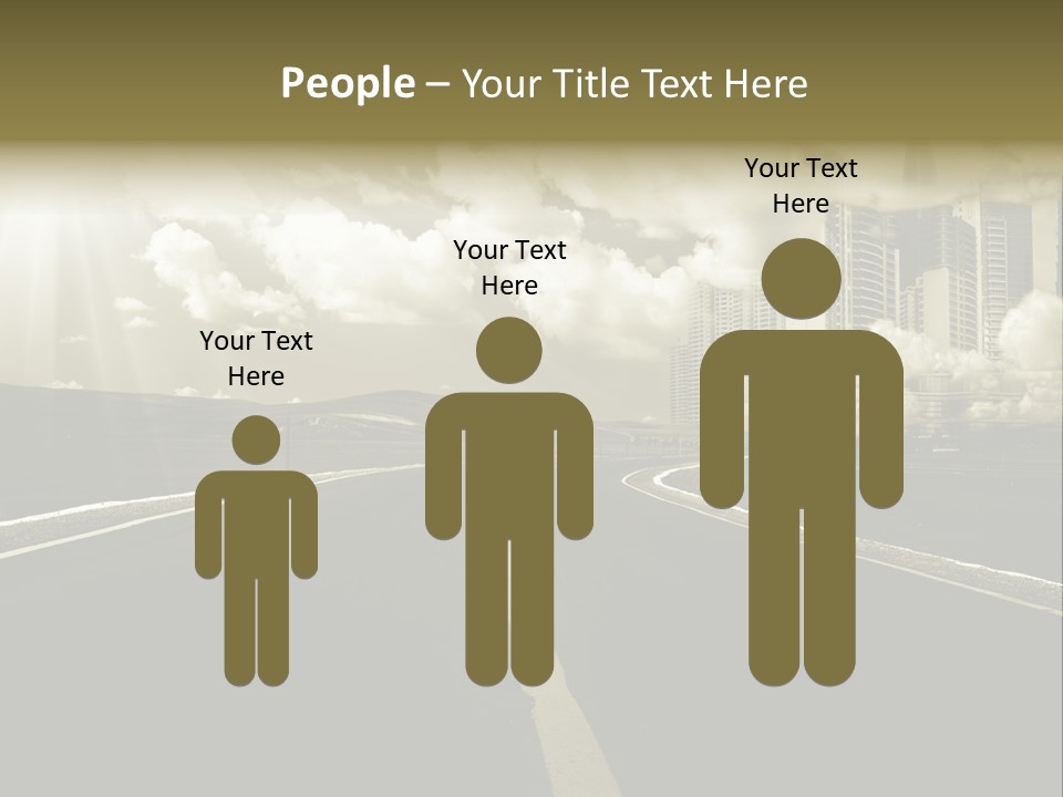 Moving Cloud Sun PowerPoint Template