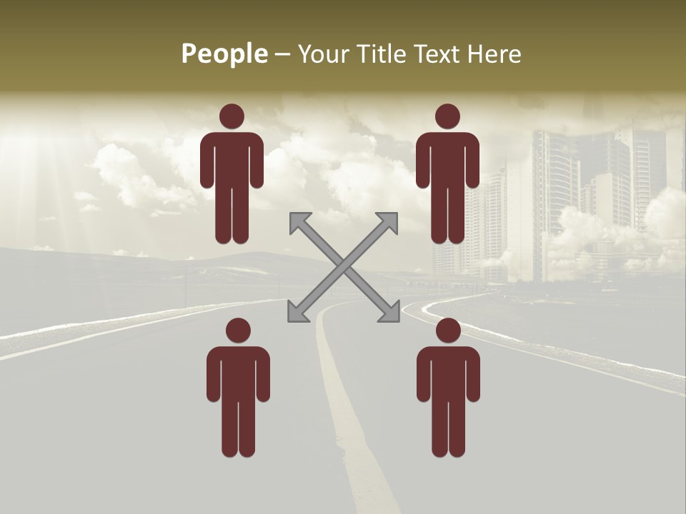 Moving Cloud Sun PowerPoint Template