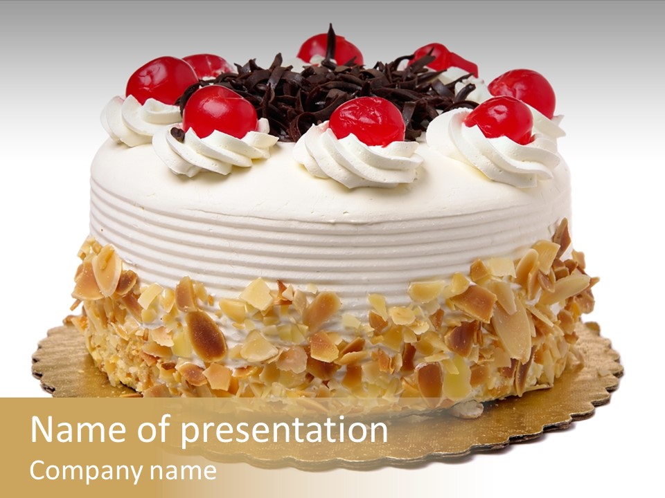 Crust Treat Cherry PowerPoint Template