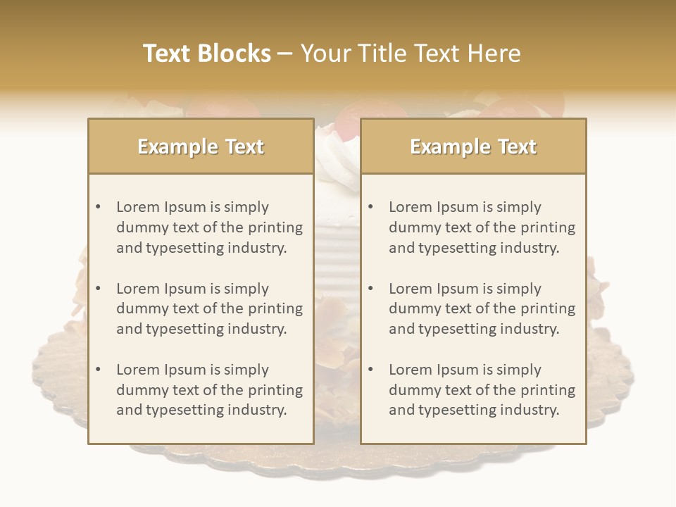 Crust Treat Cherry PowerPoint Template