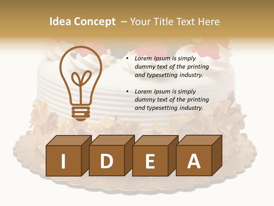 Crust Treat Cherry PowerPoint Template