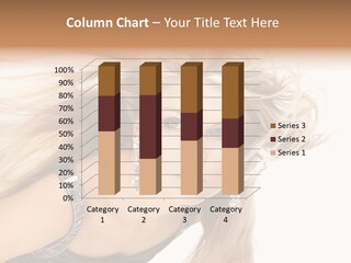 Beauty Caucasian Tousled PowerPoint Template