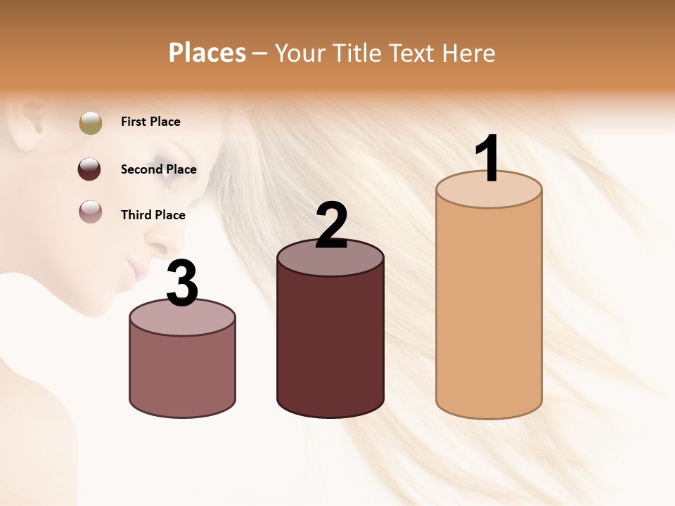 Person Caucasian Lying PowerPoint Template