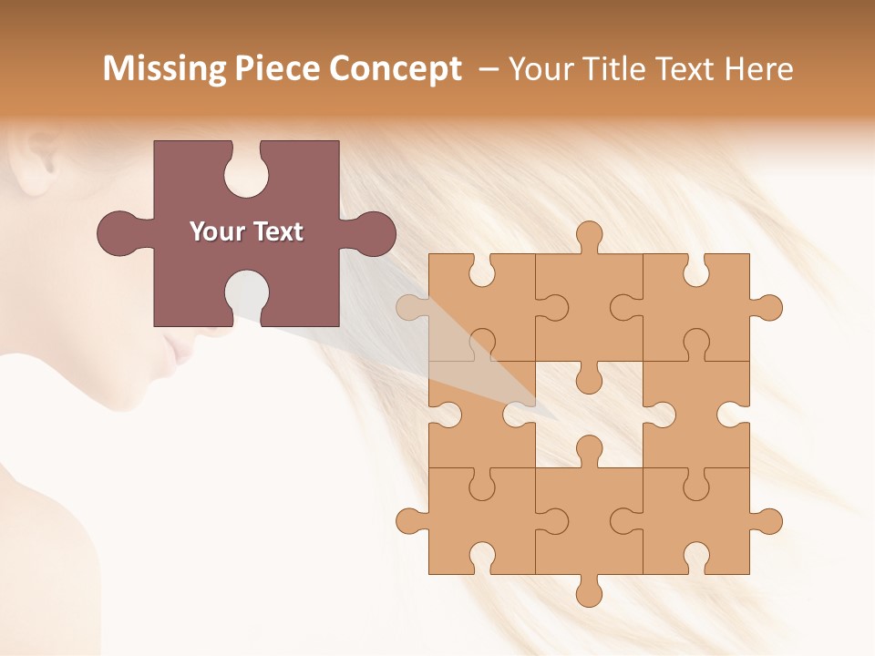 Person Caucasian Lying PowerPoint Template