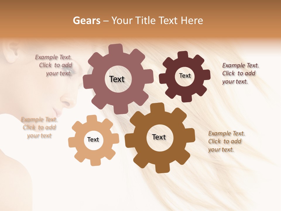 Person Caucasian Lying PowerPoint Template