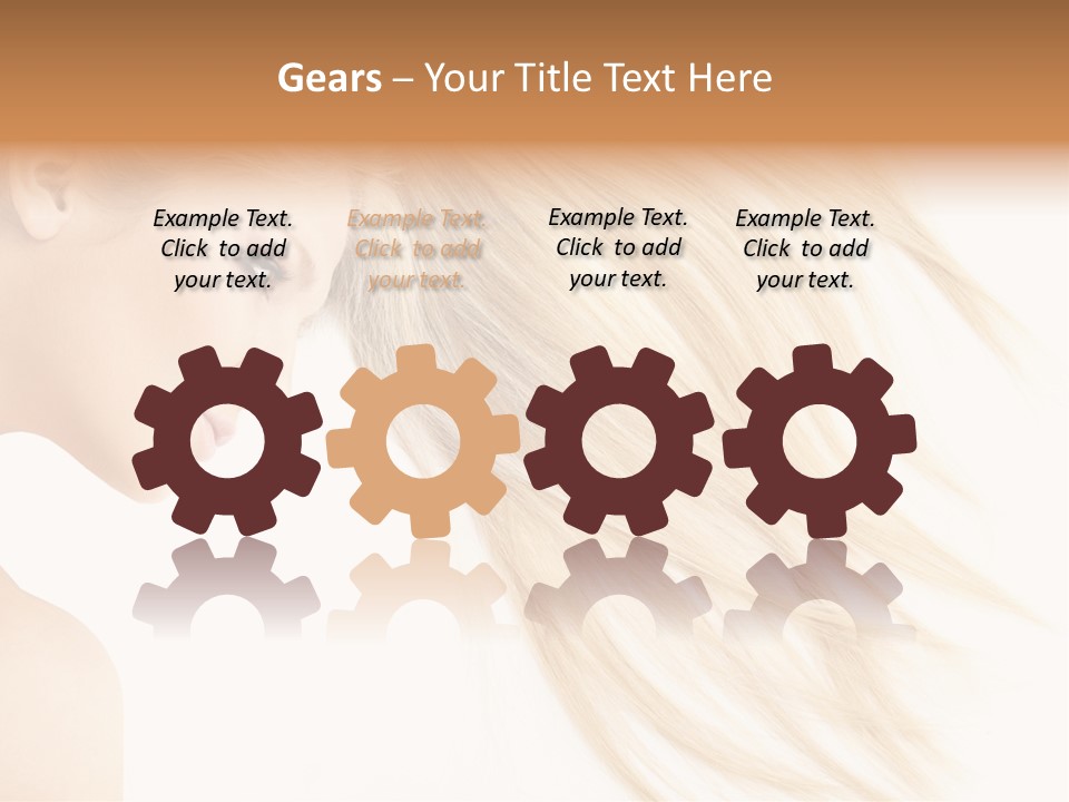 Person Caucasian Lying PowerPoint Template