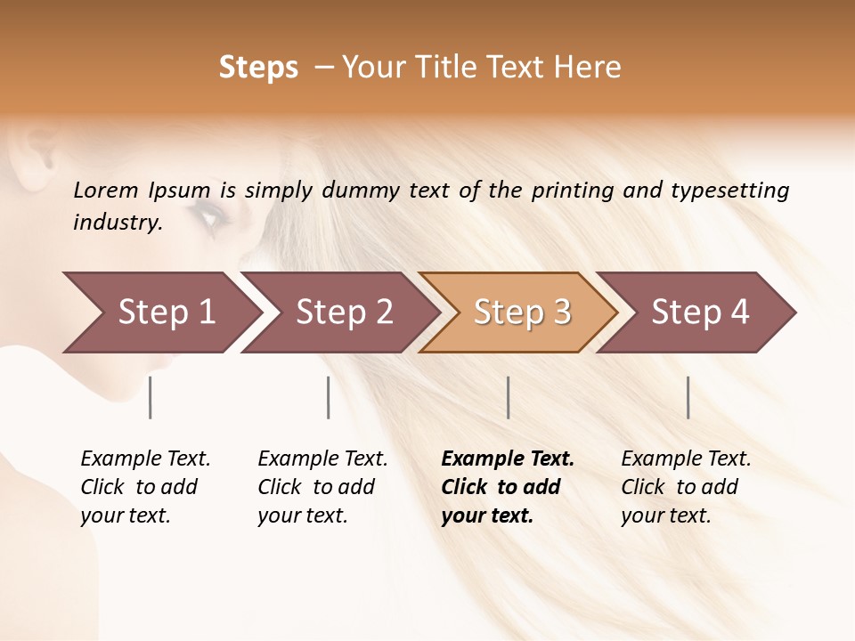 Person Caucasian Lying PowerPoint Template