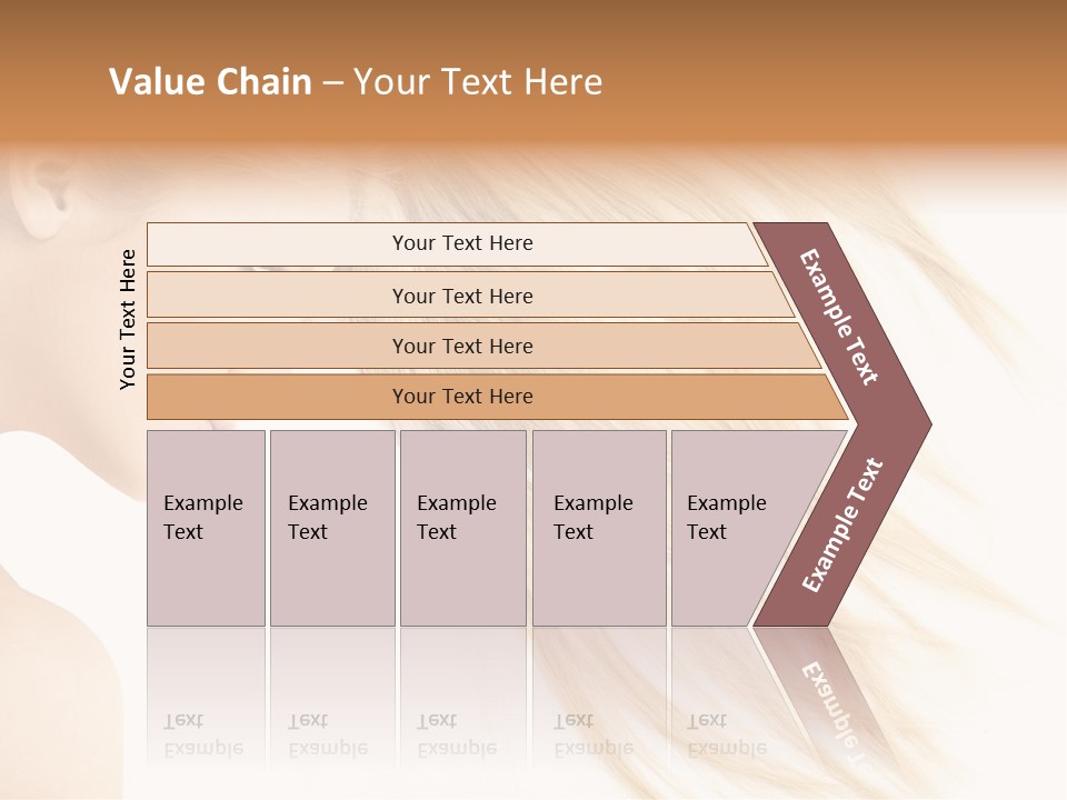 Person Caucasian Lying PowerPoint Template
