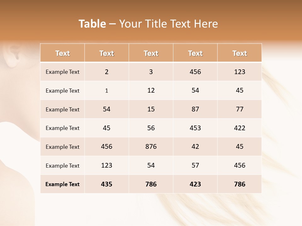 Person Caucasian Lying PowerPoint Template