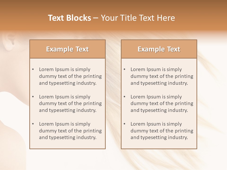 Person Caucasian Lying PowerPoint Template