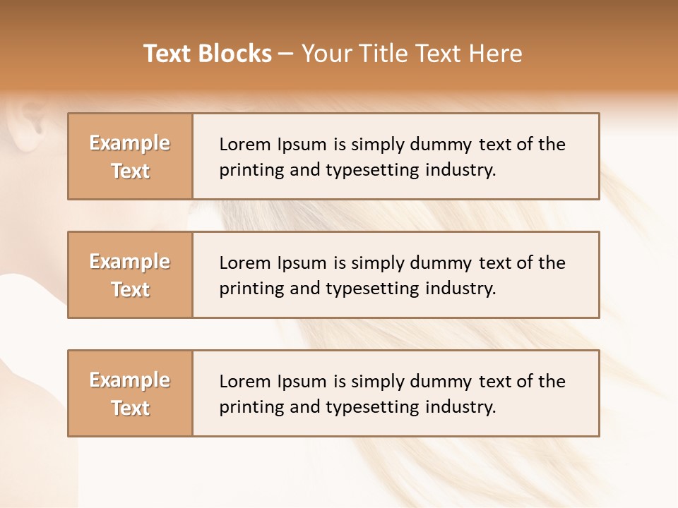 Person Caucasian Lying PowerPoint Template