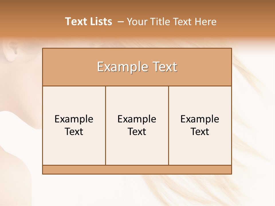 Person Caucasian Lying PowerPoint Template