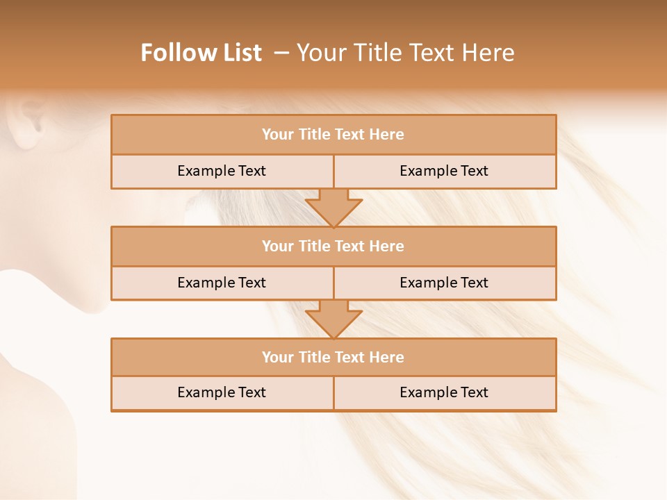 Person Caucasian Lying PowerPoint Template