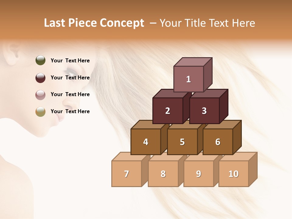 Person Caucasian Lying PowerPoint Template