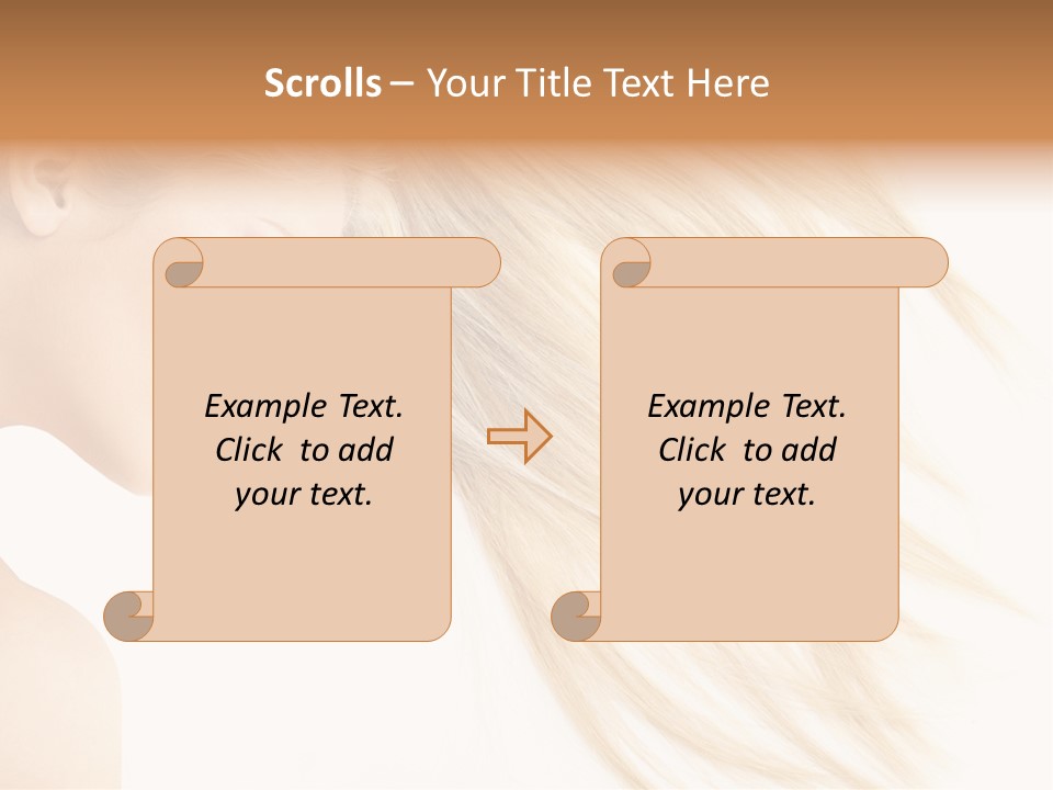 Person Caucasian Lying PowerPoint Template