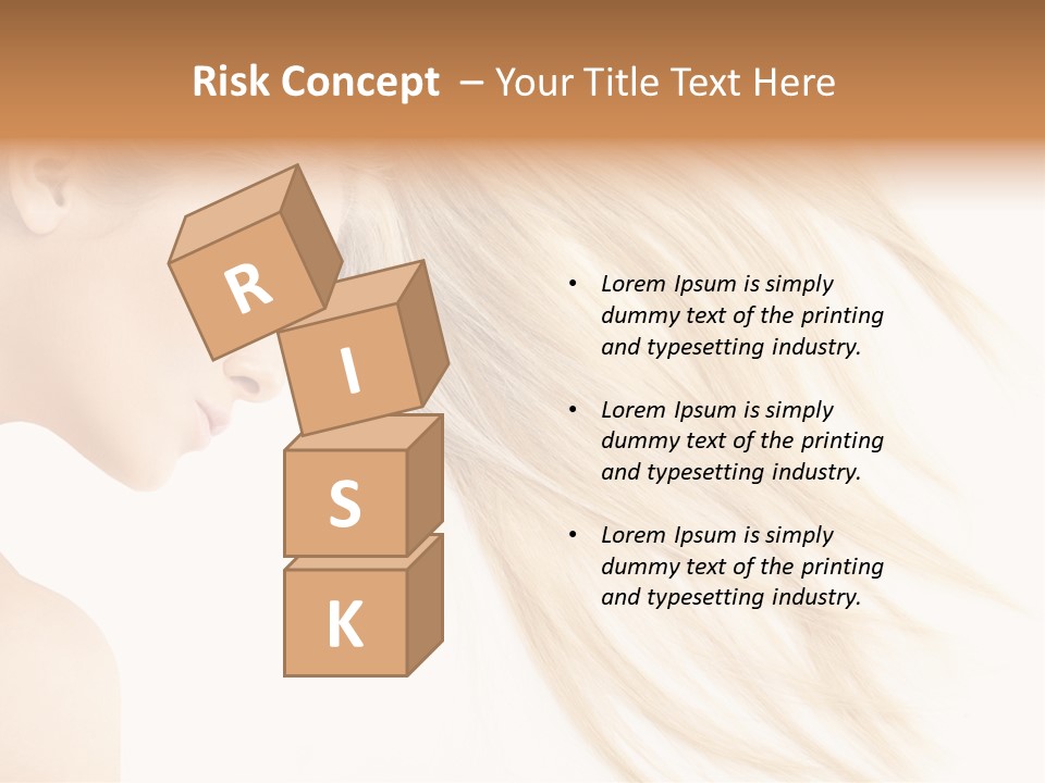 Person Caucasian Lying PowerPoint Template