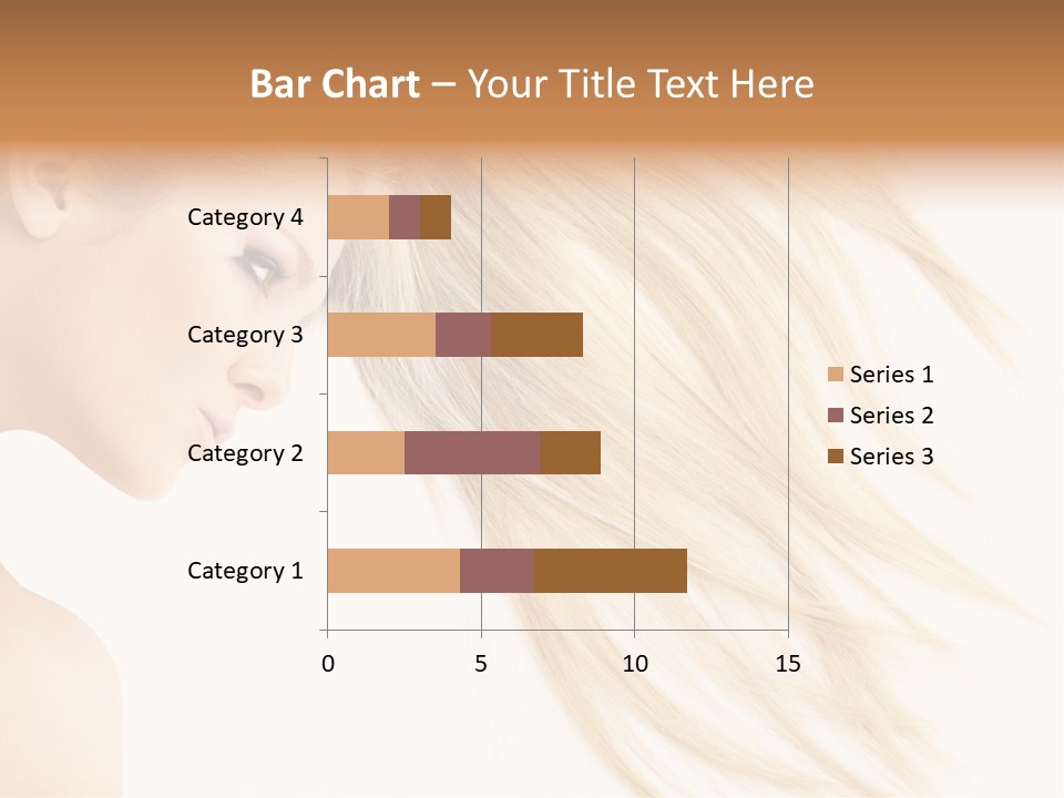 Person Caucasian Lying PowerPoint Template