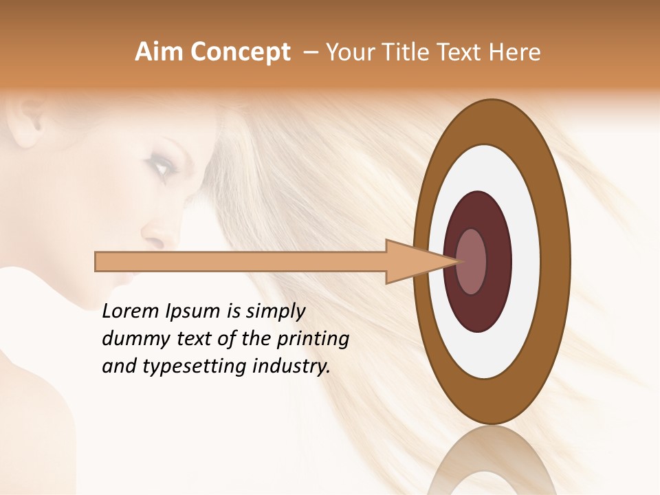 Person Caucasian Lying PowerPoint Template