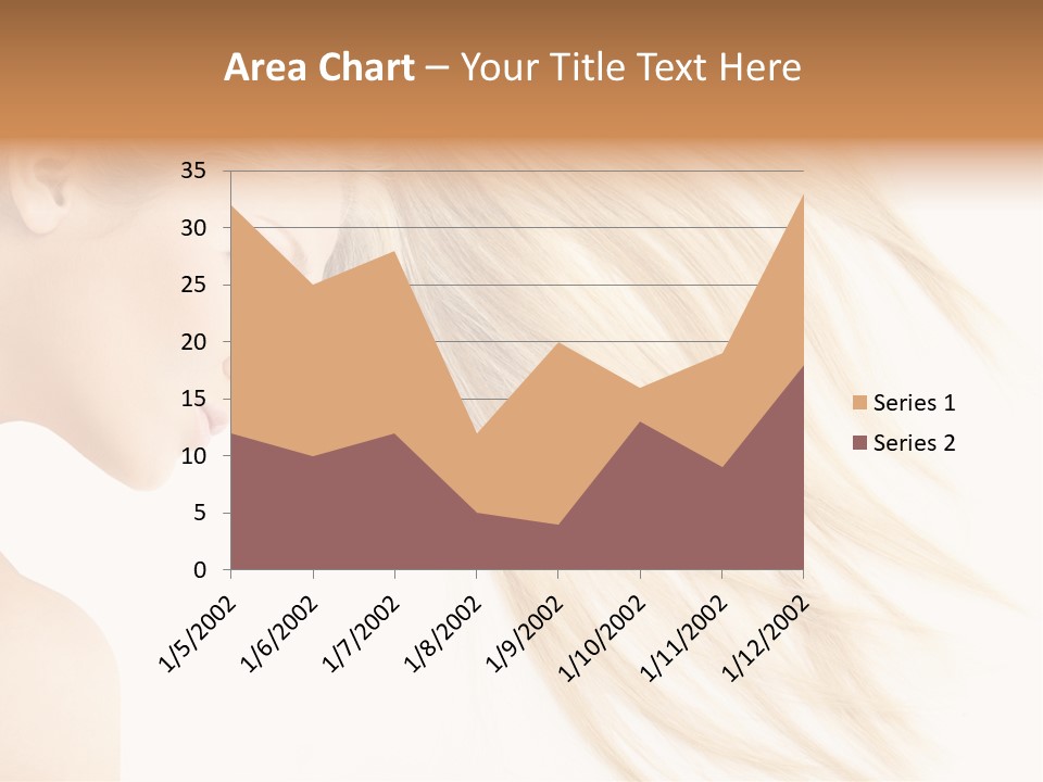 Person Caucasian Lying PowerPoint Template