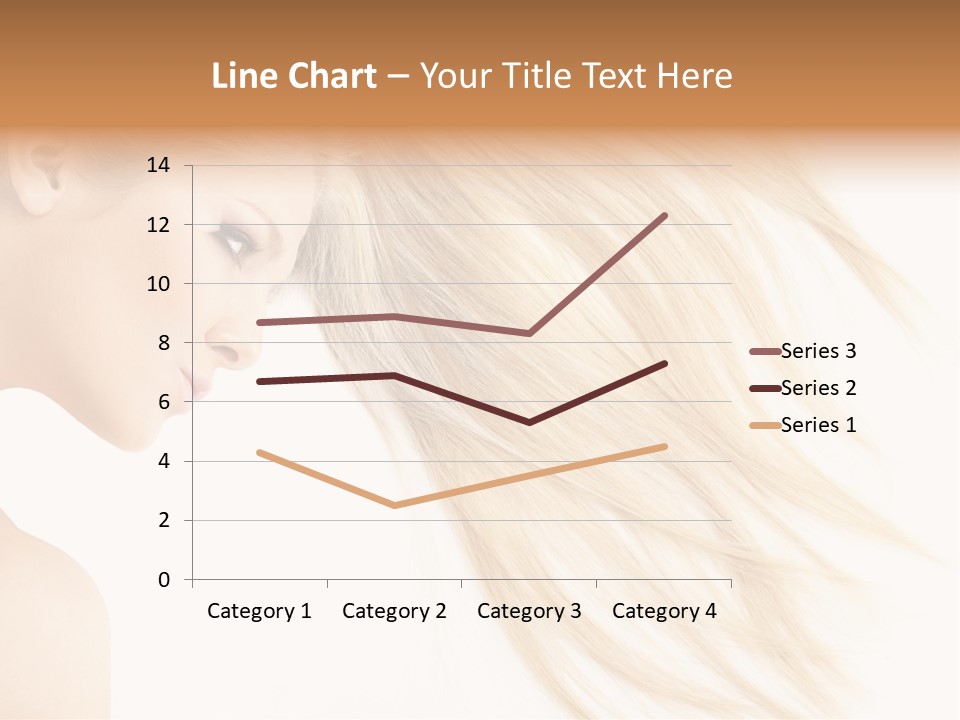 Person Caucasian Lying PowerPoint Template