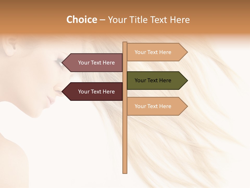 Person Caucasian Lying PowerPoint Template