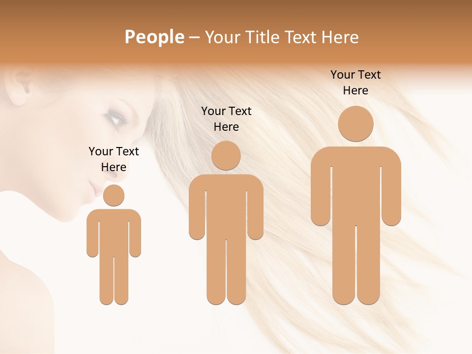 Person Caucasian Lying PowerPoint Template