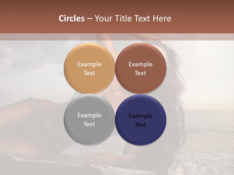 Summer Body Caucasian PowerPoint Template