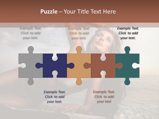 Summer Body Caucasian PowerPoint Template