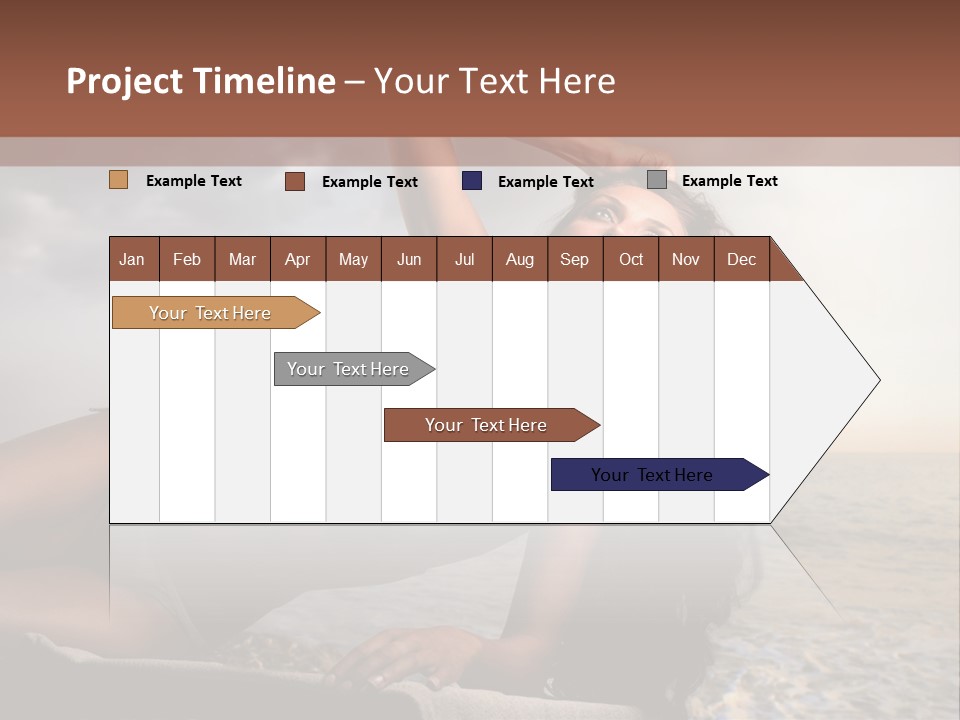 Summer Body Caucasian PowerPoint Template