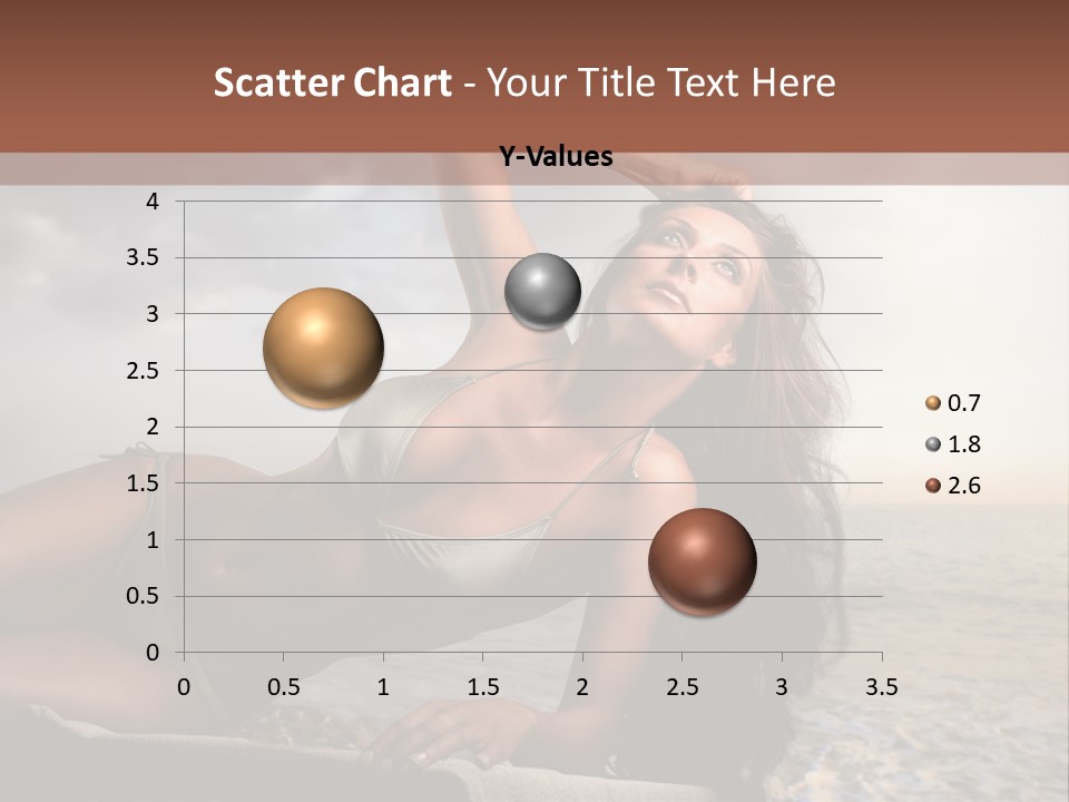 Summer Body Caucasian PowerPoint Template