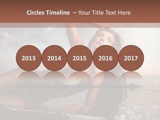 Summer Body Caucasian PowerPoint Template
