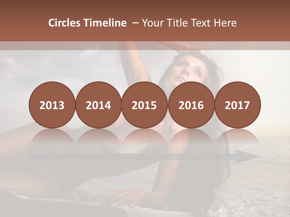 Summer Body Caucasian PowerPoint Template