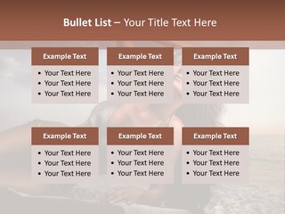Summer Body Caucasian PowerPoint Template