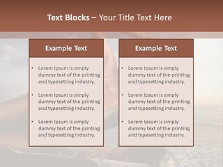 Summer Body Caucasian PowerPoint Template