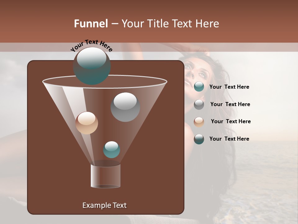 Summer Body Caucasian PowerPoint Template