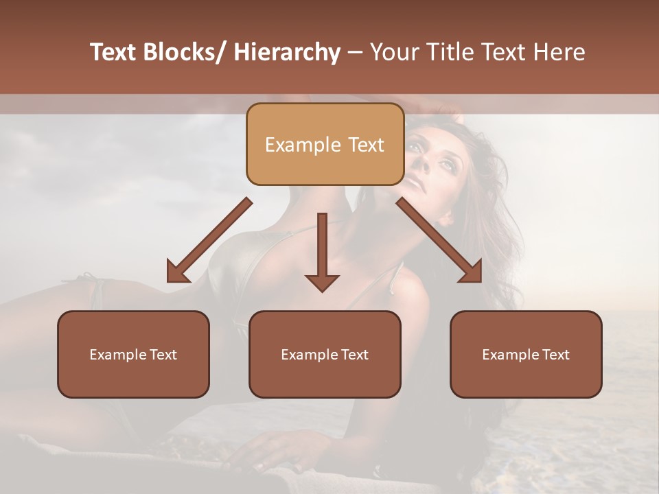 Summer Body Caucasian PowerPoint Template