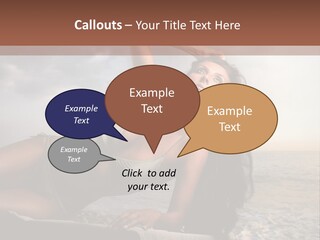 Summer Body Caucasian PowerPoint Template