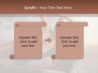 Summer Body Caucasian PowerPoint Template