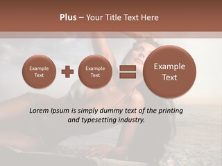 Summer Body Caucasian PowerPoint Template