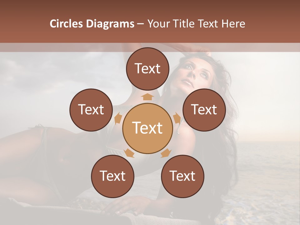 Summer Body Caucasian PowerPoint Template