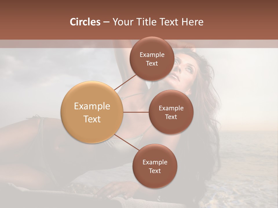 Summer Body Caucasian PowerPoint Template