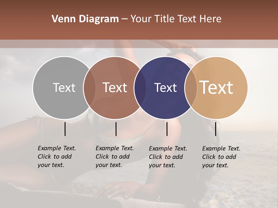 Summer Body Caucasian PowerPoint Template